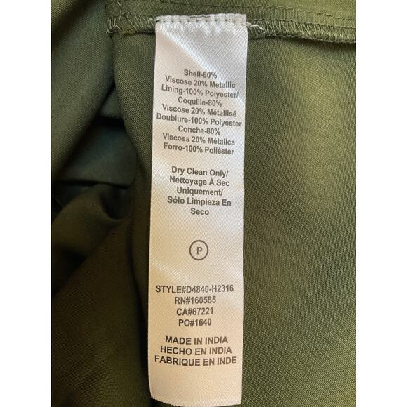 FLAWED NWT CIEBON Seneca Metallic Long Sleeve Midi Dress Women's Size XS - Picture 4 of 4